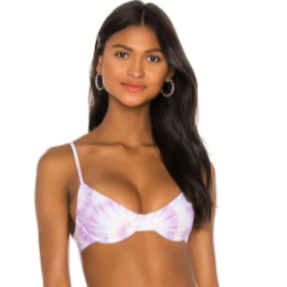 BEACH RIOT x Revolve Camilla Bikini Top In Purple